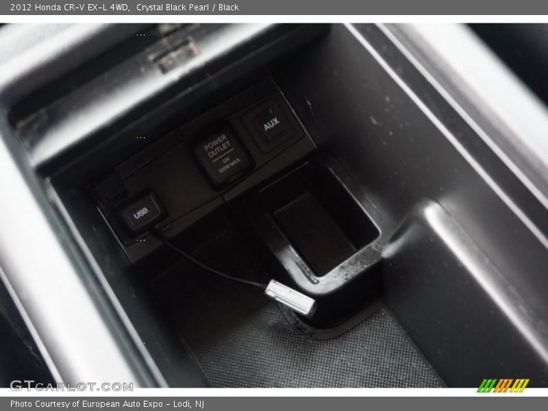 Crystal Black Pearl / Black 2012 Honda CR-V EX-L 4WD