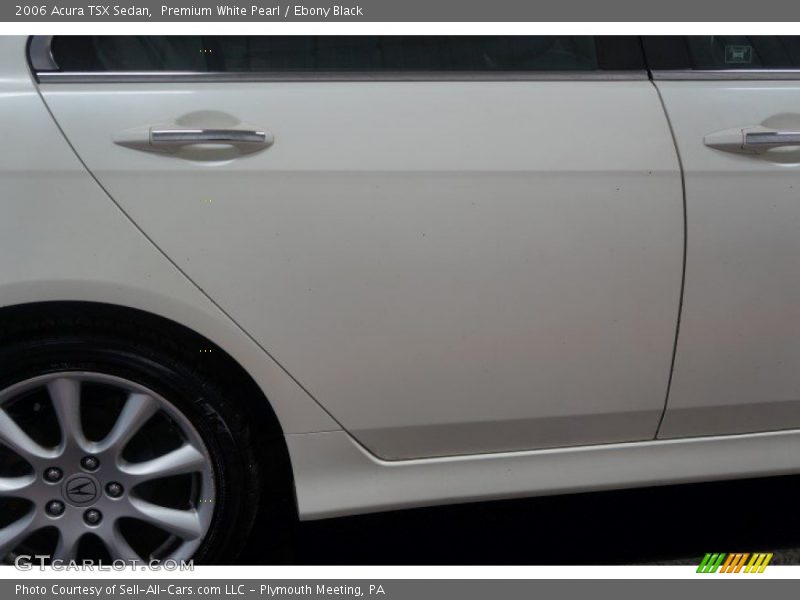 Premium White Pearl / Ebony Black 2006 Acura TSX Sedan