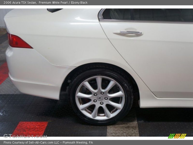 Premium White Pearl / Ebony Black 2006 Acura TSX Sedan