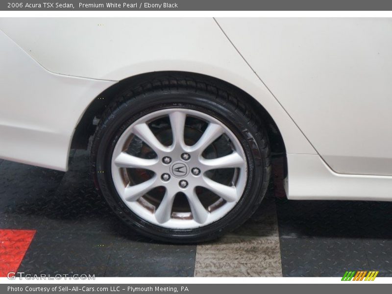 Premium White Pearl / Ebony Black 2006 Acura TSX Sedan
