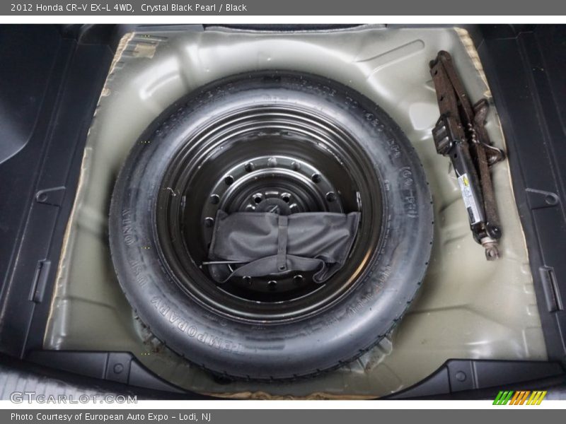 Crystal Black Pearl / Black 2012 Honda CR-V EX-L 4WD