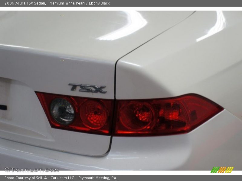 Premium White Pearl / Ebony Black 2006 Acura TSX Sedan