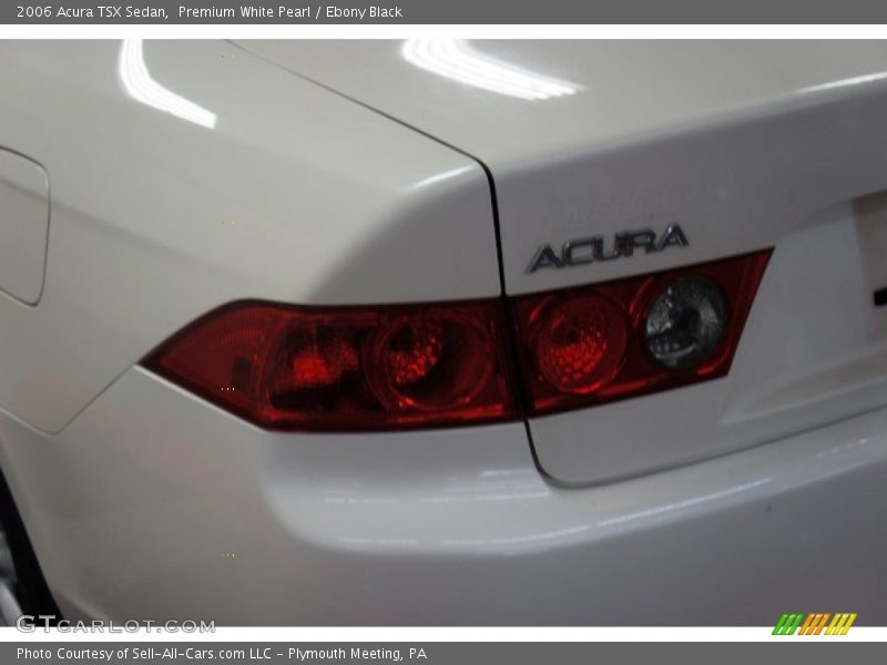 Premium White Pearl / Ebony Black 2006 Acura TSX Sedan
