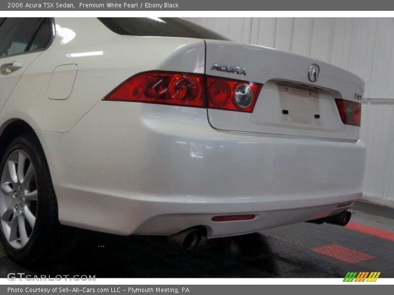 Premium White Pearl / Ebony Black 2006 Acura TSX Sedan