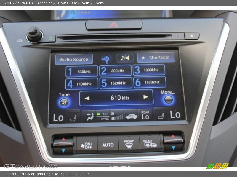 Crystal Black Pearl / Ebony 2016 Acura MDX Technology