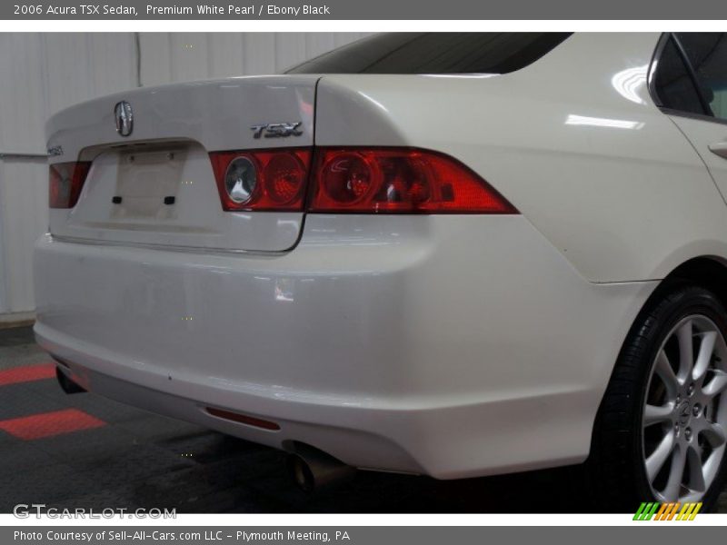 Premium White Pearl / Ebony Black 2006 Acura TSX Sedan