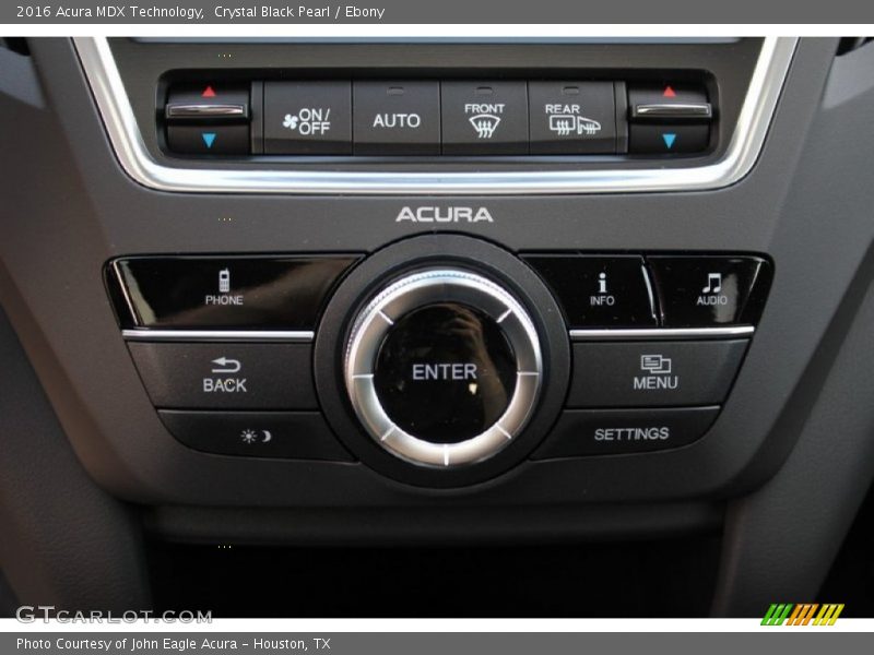Crystal Black Pearl / Ebony 2016 Acura MDX Technology
