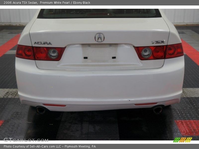 Premium White Pearl / Ebony Black 2006 Acura TSX Sedan