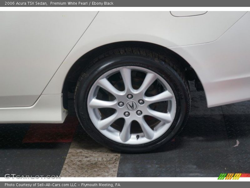 Premium White Pearl / Ebony Black 2006 Acura TSX Sedan