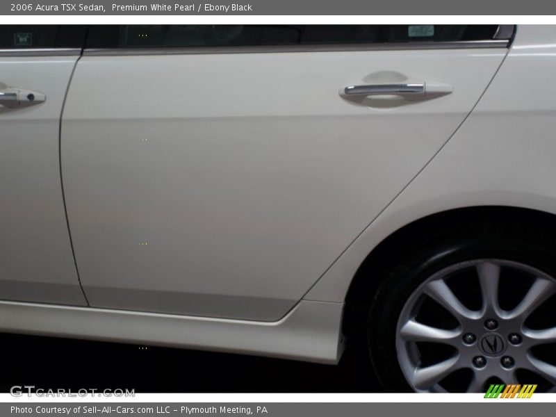 Premium White Pearl / Ebony Black 2006 Acura TSX Sedan