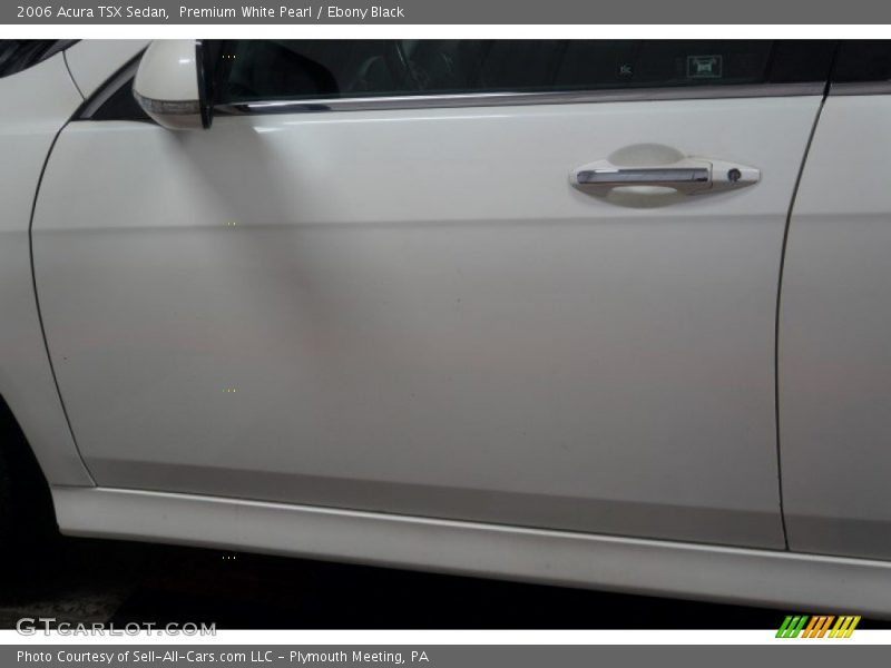 Premium White Pearl / Ebony Black 2006 Acura TSX Sedan