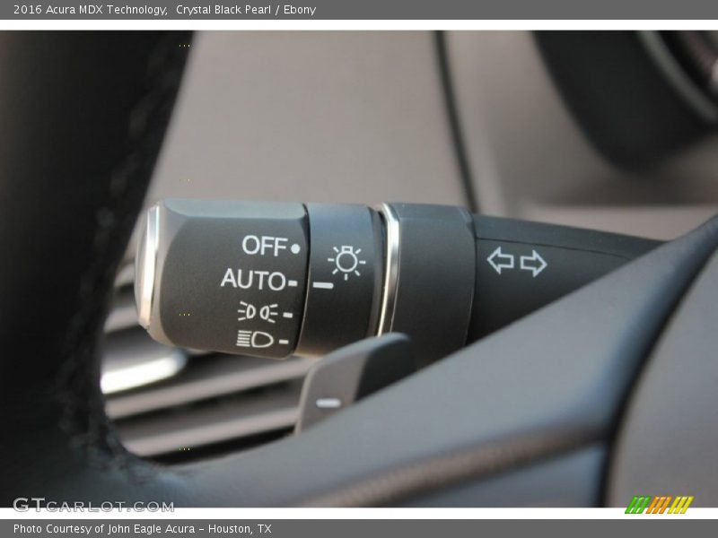 Crystal Black Pearl / Ebony 2016 Acura MDX Technology