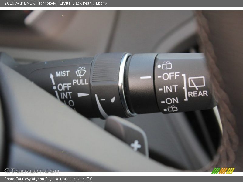 Crystal Black Pearl / Ebony 2016 Acura MDX Technology