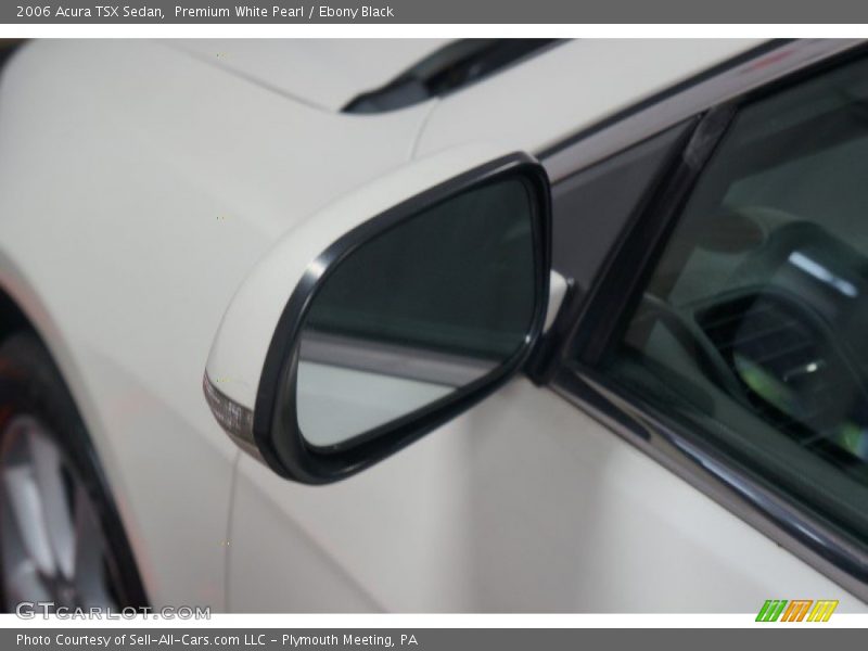 Premium White Pearl / Ebony Black 2006 Acura TSX Sedan