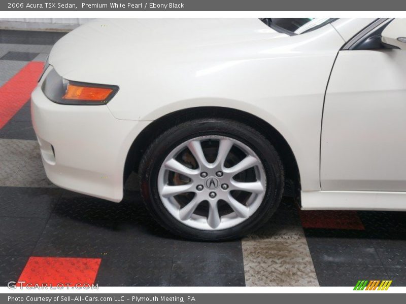 Premium White Pearl / Ebony Black 2006 Acura TSX Sedan