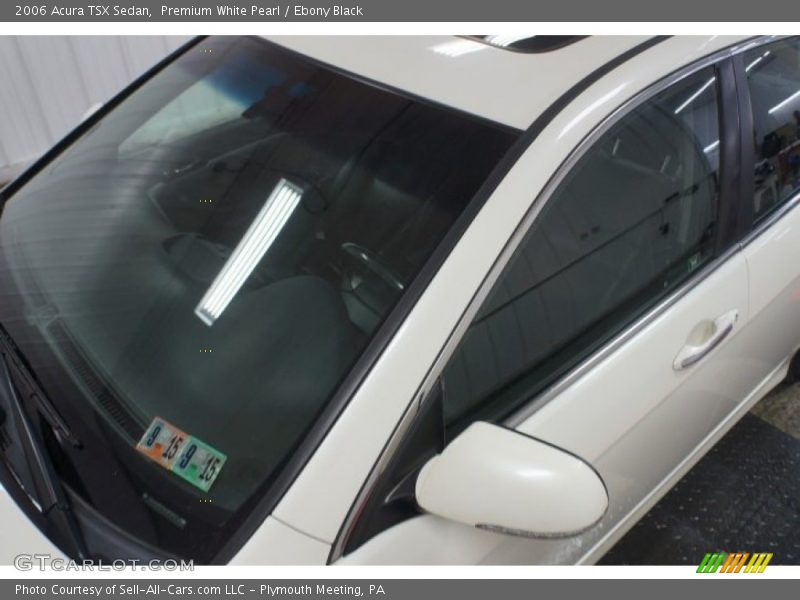 Premium White Pearl / Ebony Black 2006 Acura TSX Sedan