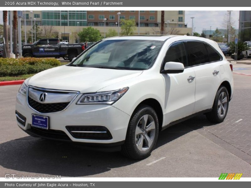 White Diamond Pearl / Parchment 2016 Acura MDX Technology
