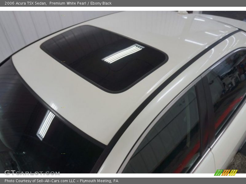 Premium White Pearl / Ebony Black 2006 Acura TSX Sedan