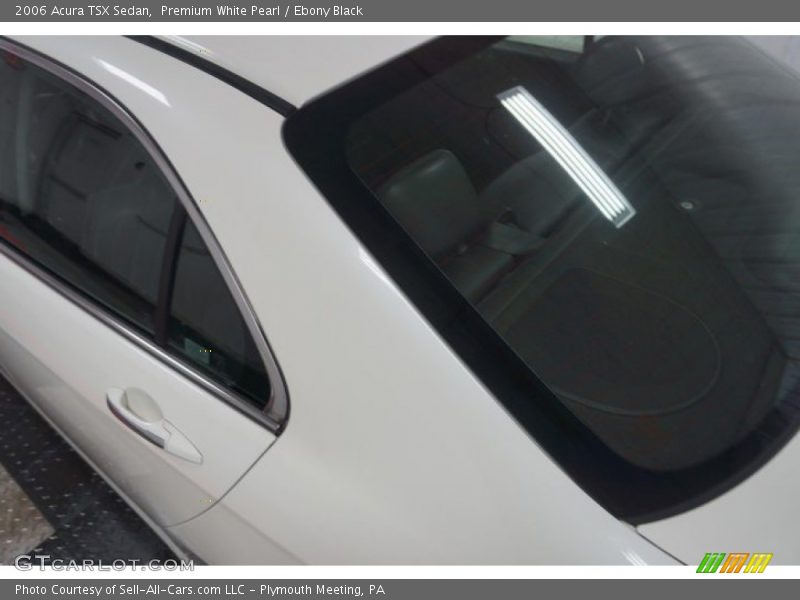 Premium White Pearl / Ebony Black 2006 Acura TSX Sedan