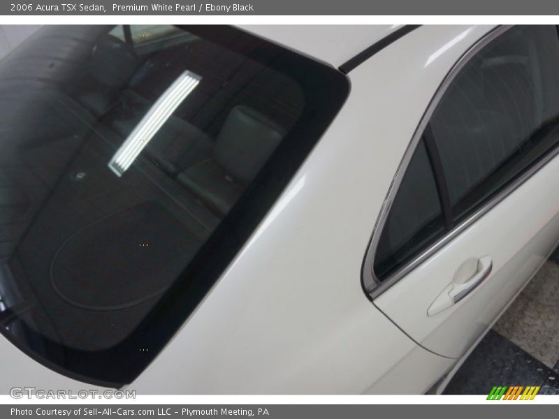 Premium White Pearl / Ebony Black 2006 Acura TSX Sedan
