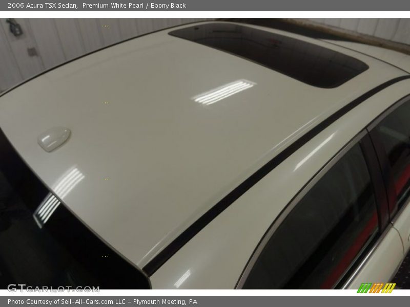 Premium White Pearl / Ebony Black 2006 Acura TSX Sedan