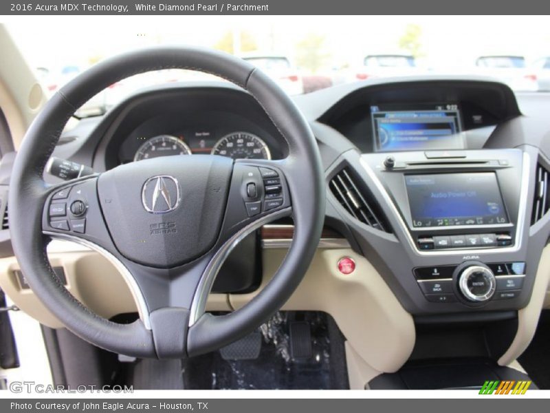 White Diamond Pearl / Parchment 2016 Acura MDX Technology