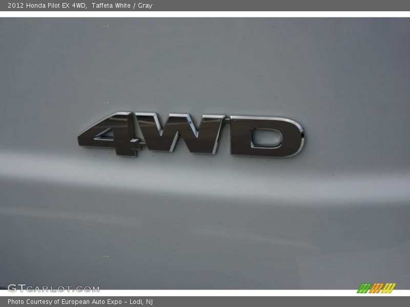 Taffeta White / Gray 2012 Honda Pilot EX 4WD
