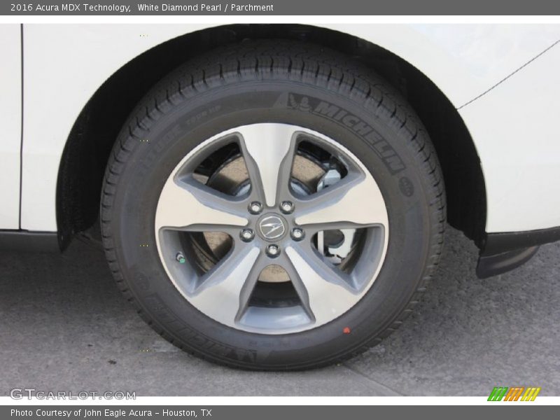 White Diamond Pearl / Parchment 2016 Acura MDX Technology