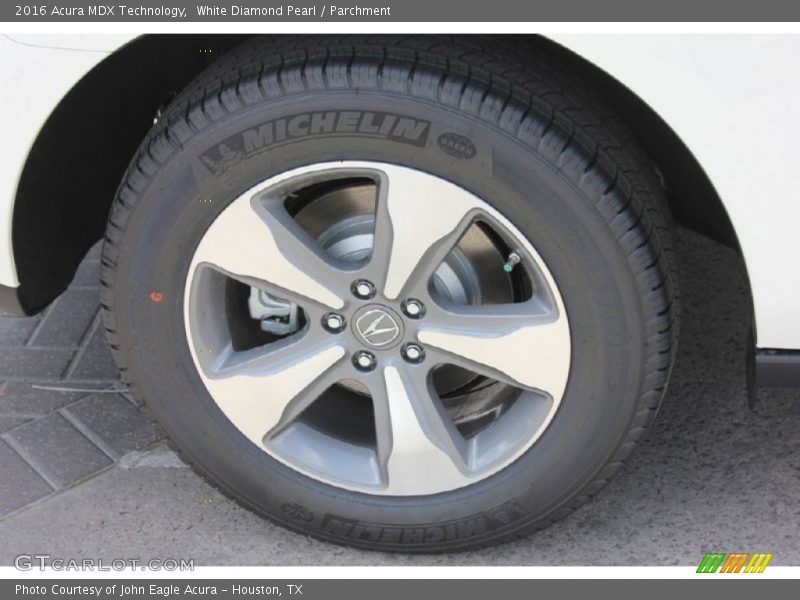 White Diamond Pearl / Parchment 2016 Acura MDX Technology