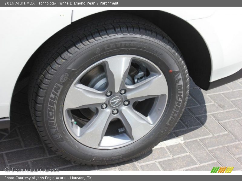 White Diamond Pearl / Parchment 2016 Acura MDX Technology