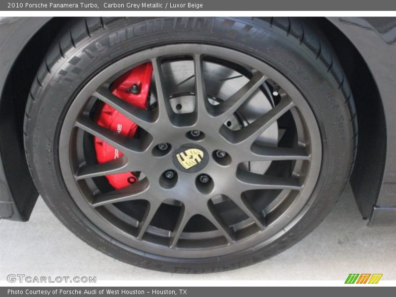Carbon Grey Metallic / Luxor Beige 2010 Porsche Panamera Turbo