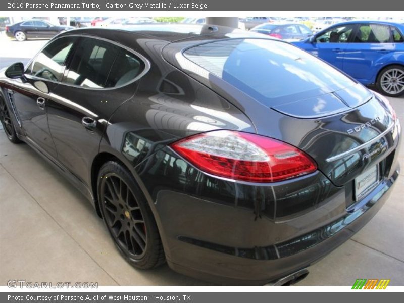 Carbon Grey Metallic / Luxor Beige 2010 Porsche Panamera Turbo