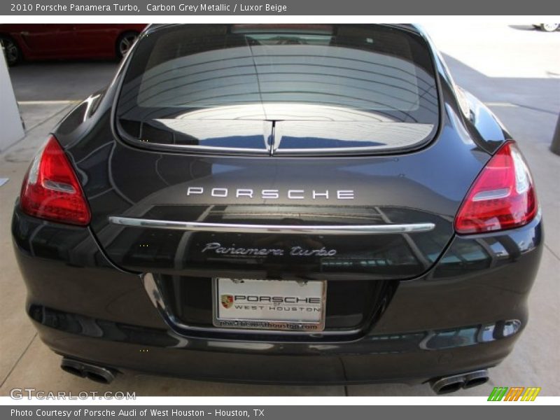 Carbon Grey Metallic / Luxor Beige 2010 Porsche Panamera Turbo