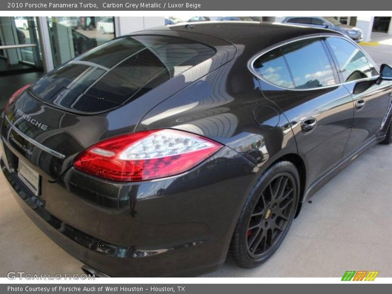 Carbon Grey Metallic / Luxor Beige 2010 Porsche Panamera Turbo