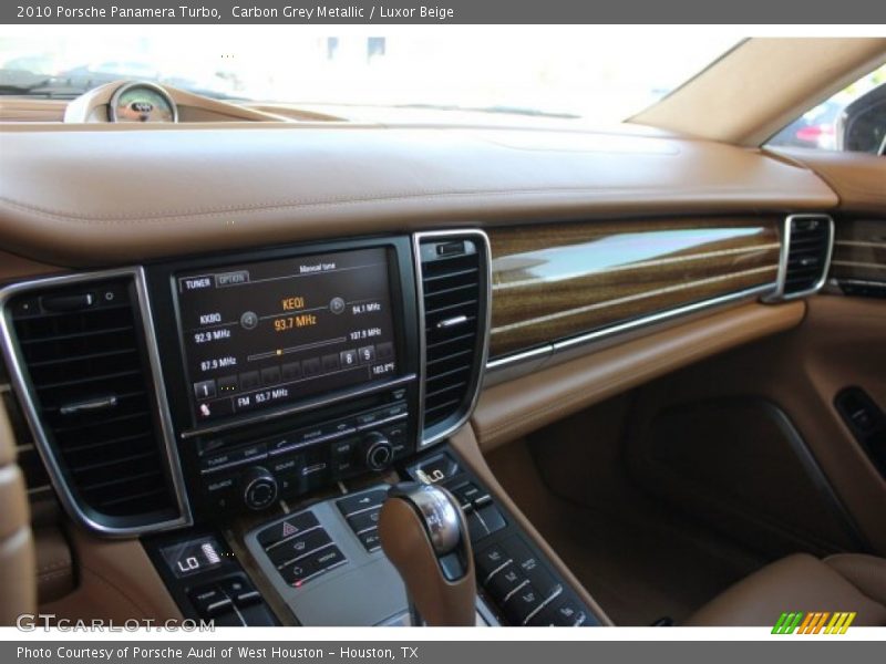 Carbon Grey Metallic / Luxor Beige 2010 Porsche Panamera Turbo