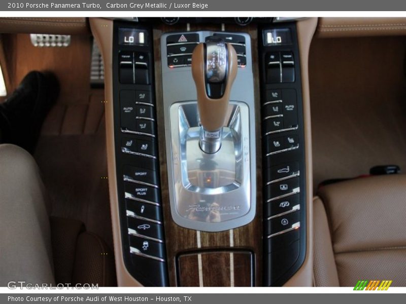 Carbon Grey Metallic / Luxor Beige 2010 Porsche Panamera Turbo