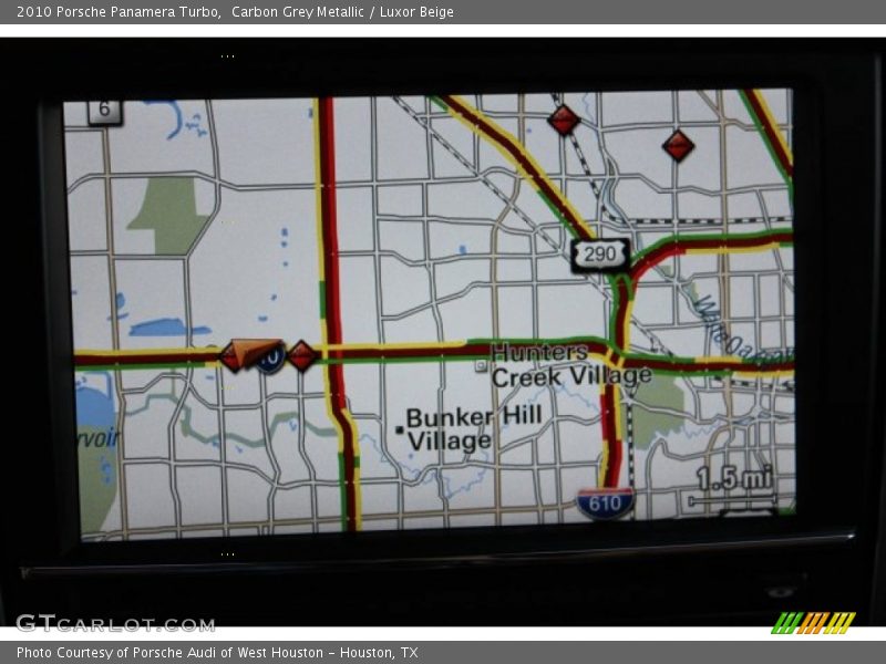 Carbon Grey Metallic / Luxor Beige 2010 Porsche Panamera Turbo