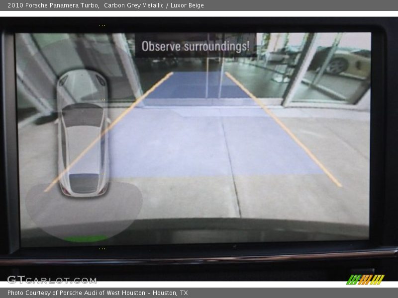 Carbon Grey Metallic / Luxor Beige 2010 Porsche Panamera Turbo