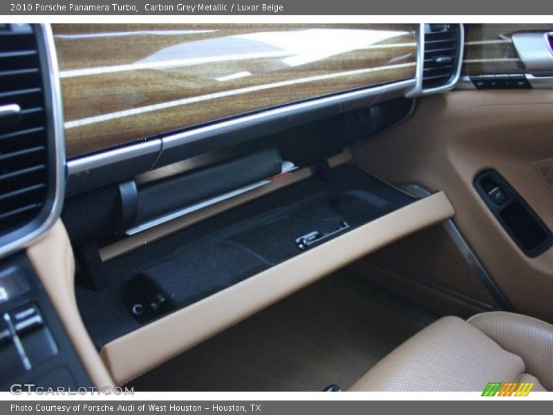 Carbon Grey Metallic / Luxor Beige 2010 Porsche Panamera Turbo