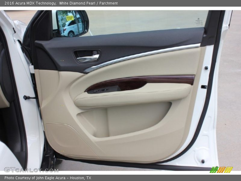 White Diamond Pearl / Parchment 2016 Acura MDX Technology