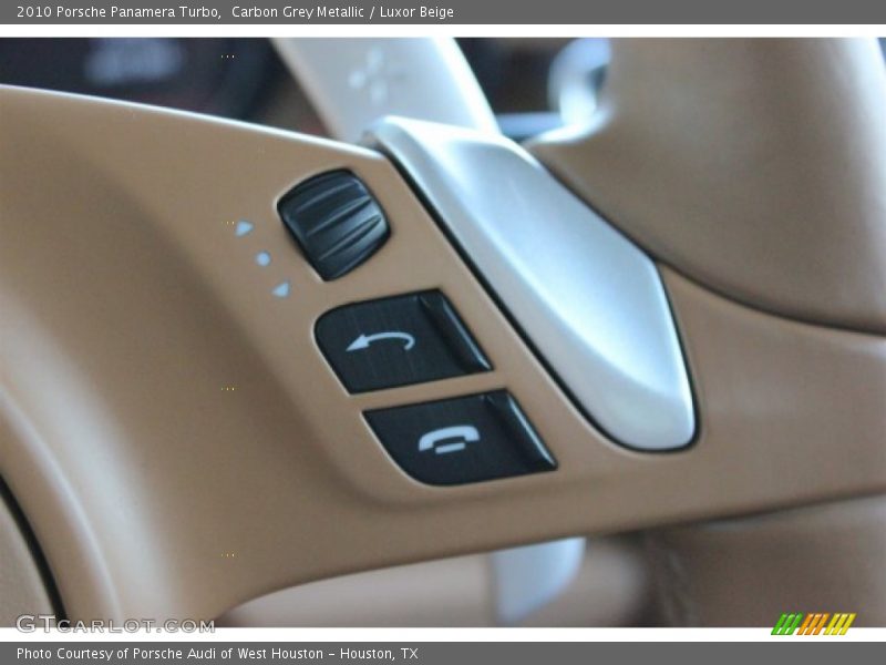 Carbon Grey Metallic / Luxor Beige 2010 Porsche Panamera Turbo
