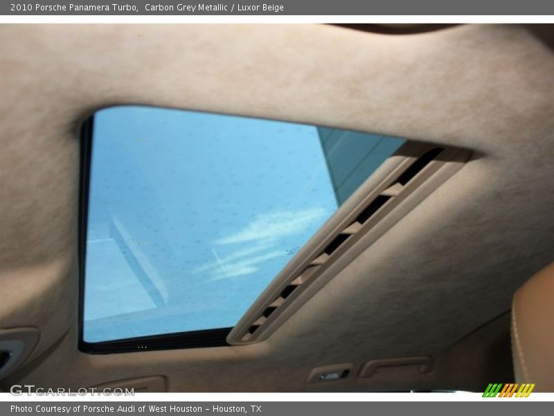 Carbon Grey Metallic / Luxor Beige 2010 Porsche Panamera Turbo
