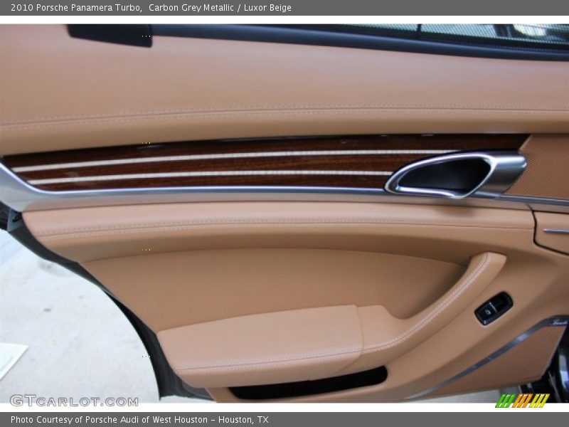 Carbon Grey Metallic / Luxor Beige 2010 Porsche Panamera Turbo