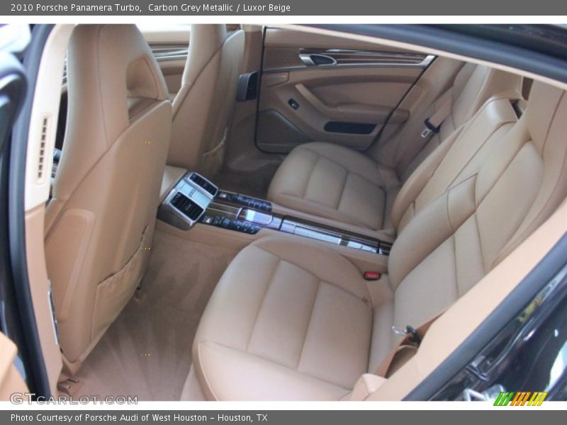 Carbon Grey Metallic / Luxor Beige 2010 Porsche Panamera Turbo