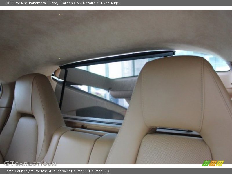 Carbon Grey Metallic / Luxor Beige 2010 Porsche Panamera Turbo