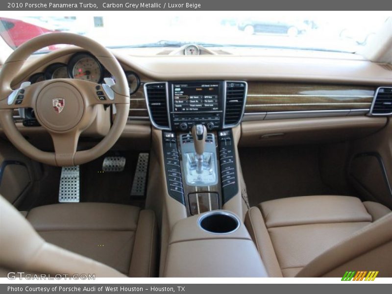 Carbon Grey Metallic / Luxor Beige 2010 Porsche Panamera Turbo