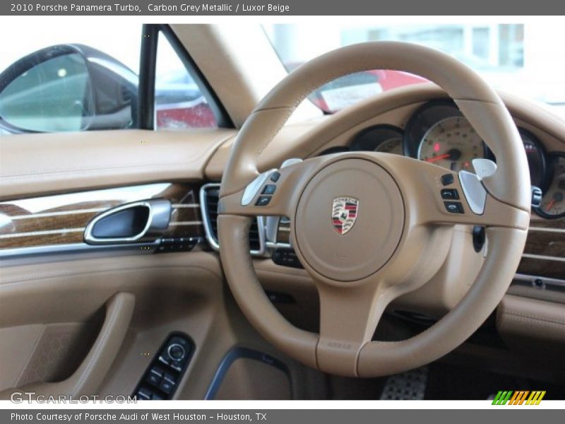 Carbon Grey Metallic / Luxor Beige 2010 Porsche Panamera Turbo