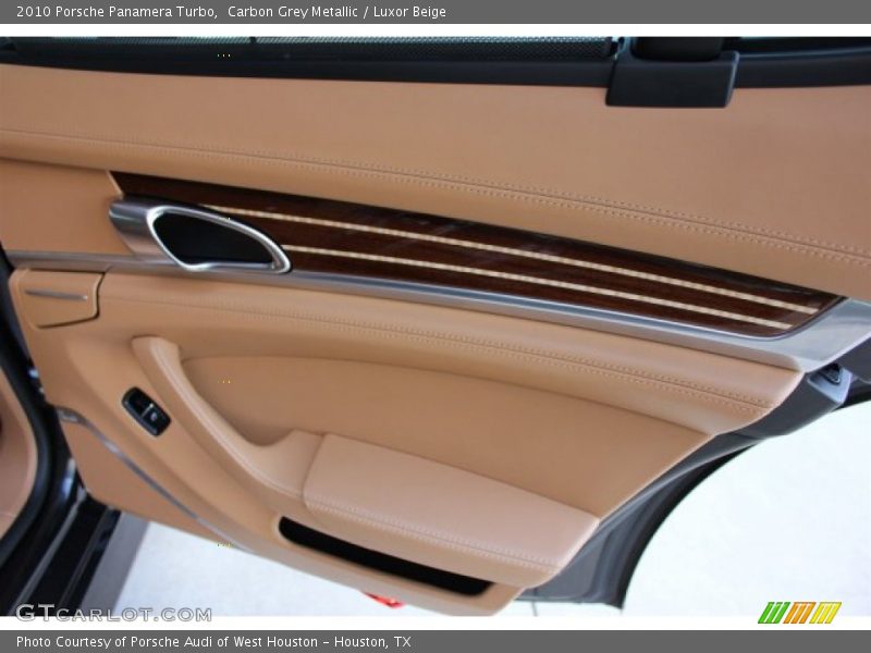 Carbon Grey Metallic / Luxor Beige 2010 Porsche Panamera Turbo