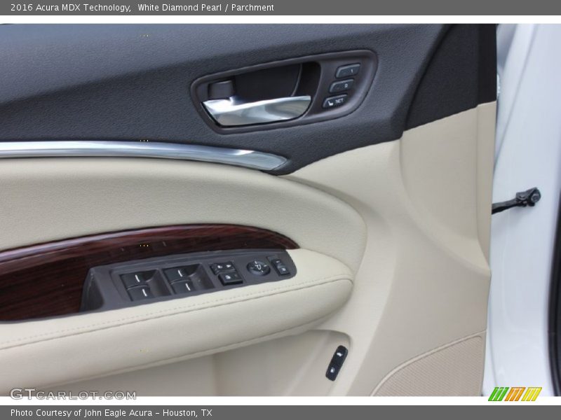 White Diamond Pearl / Parchment 2016 Acura MDX Technology