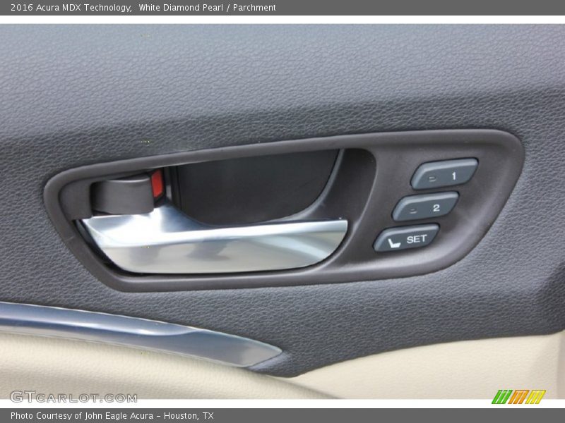 White Diamond Pearl / Parchment 2016 Acura MDX Technology
